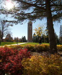 University of Northern Iowa - Campanile in the fall